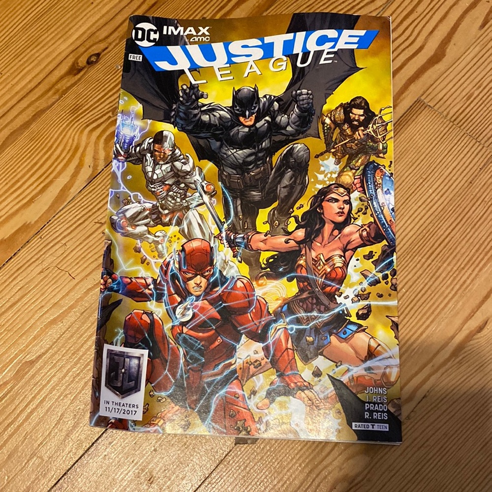 Justice League Exclusive Comic Book IMAX AMC Edition